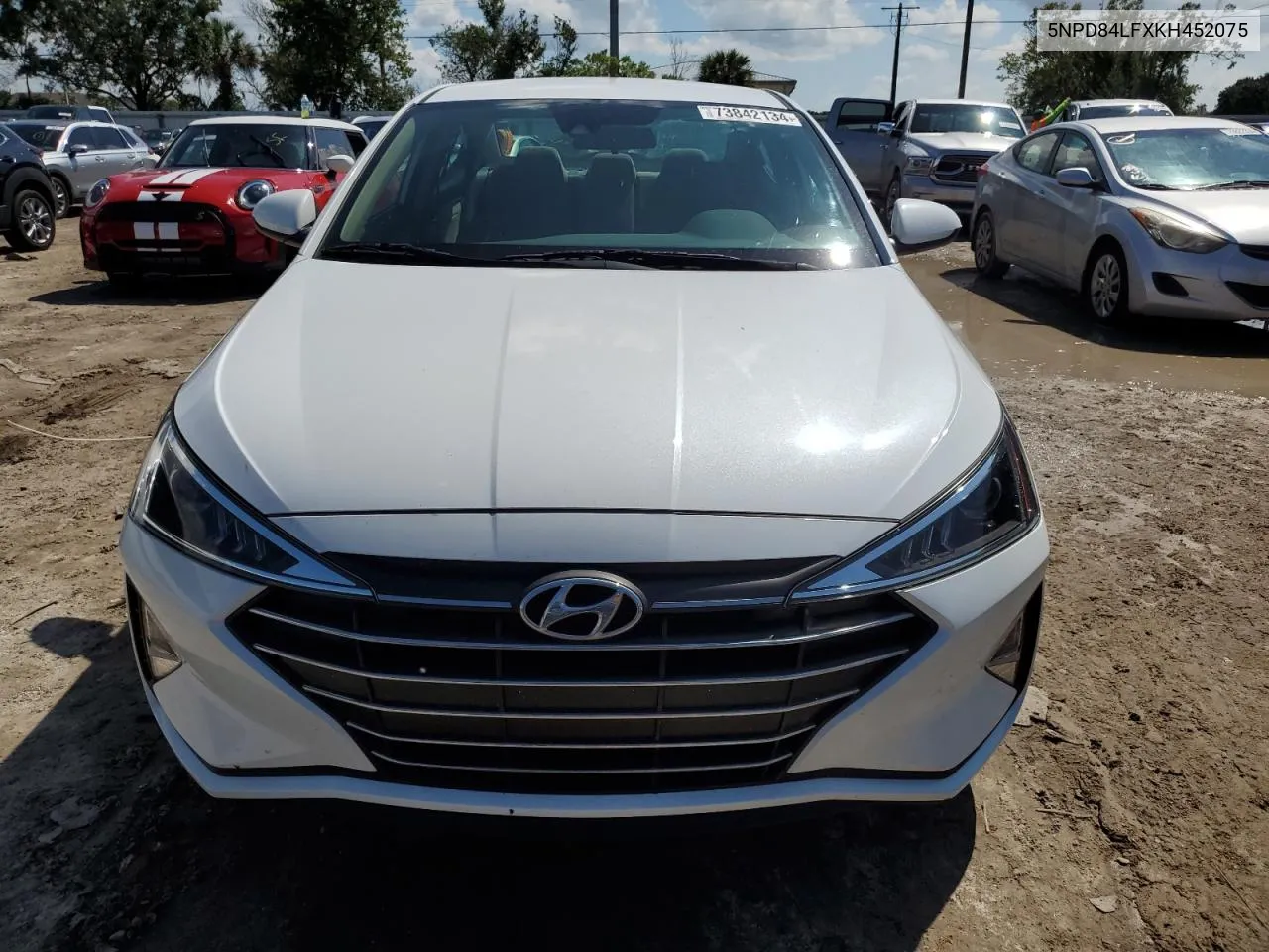 5NPD84LFXKH452075 2019 Hyundai Elantra Sel