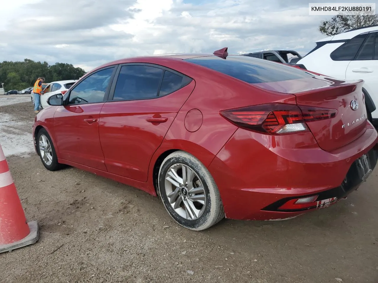 2019 Hyundai Elantra Sel VIN: KMHD84LF2KU880191 Lot: 73873024