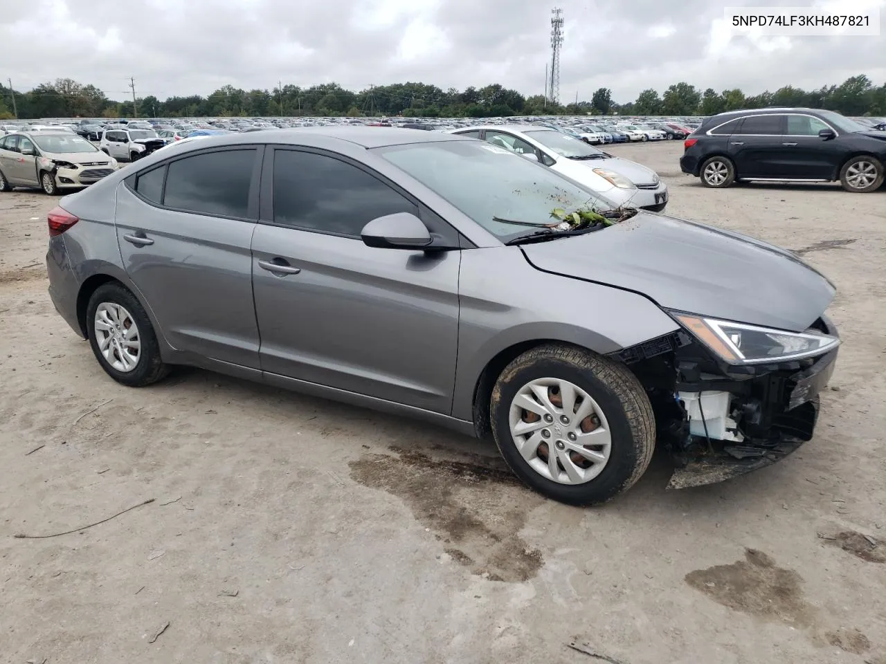 2019 Hyundai Elantra Se VIN: 5NPD74LF3KH487821 Lot: 73903884