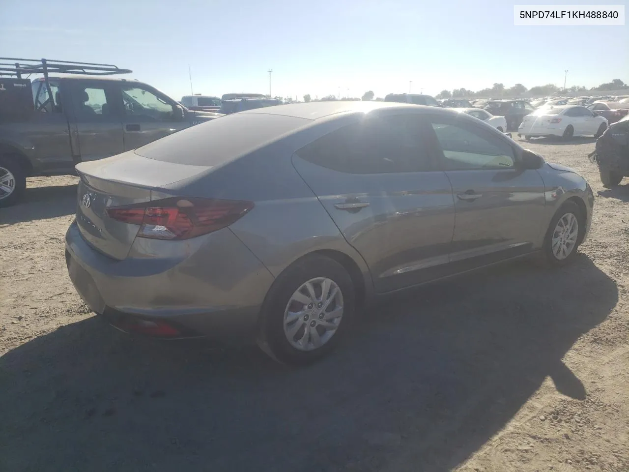 2019 Hyundai Elantra Se VIN: 5NPD74LF1KH488840 Lot: 74000724