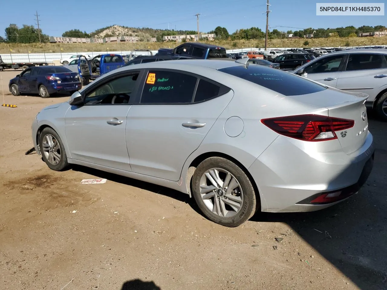 2019 Hyundai Elantra Sel VIN: 5NPD84LF1KH485370 Lot: 74092904