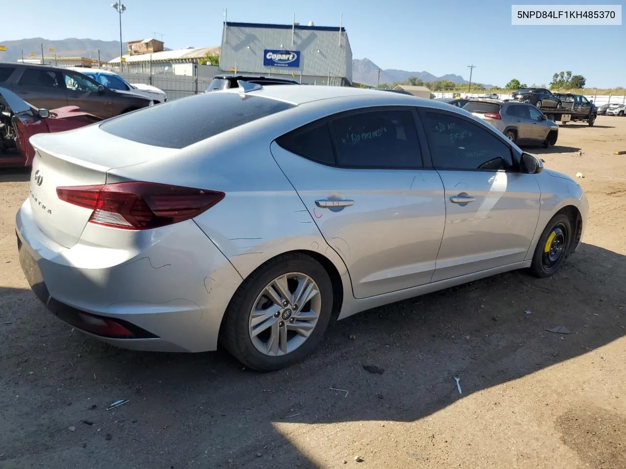 2019 Hyundai Elantra Sel VIN: 5NPD84LF1KH485370 Lot: 74092904