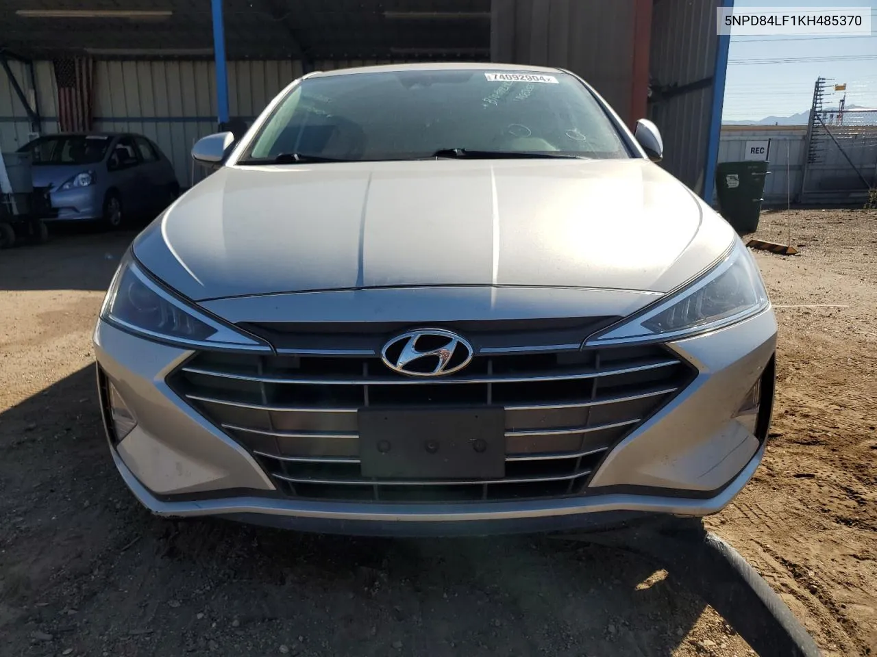 2019 Hyundai Elantra Sel VIN: 5NPD84LF1KH485370 Lot: 74092904