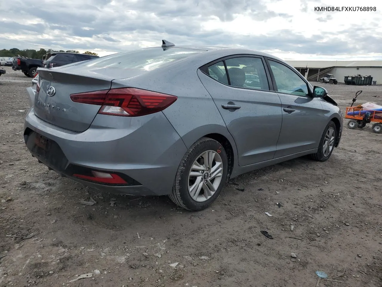 2019 Hyundai Elantra Sel VIN: KMHD84LFXKU768898 Lot: 74109614