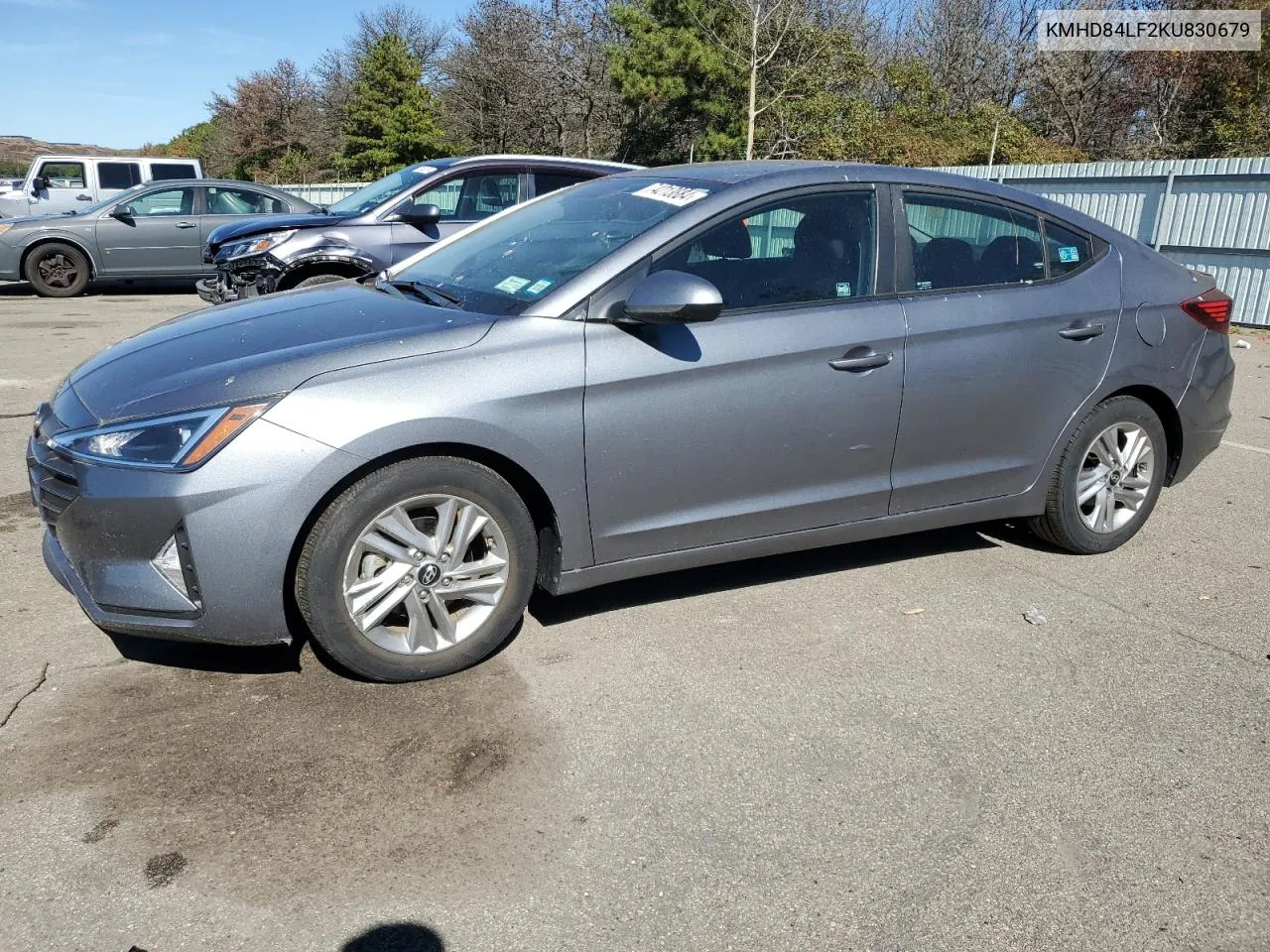 2019 Hyundai Elantra Sel VIN: KMHD84LF2KU830679 Lot: 74213884