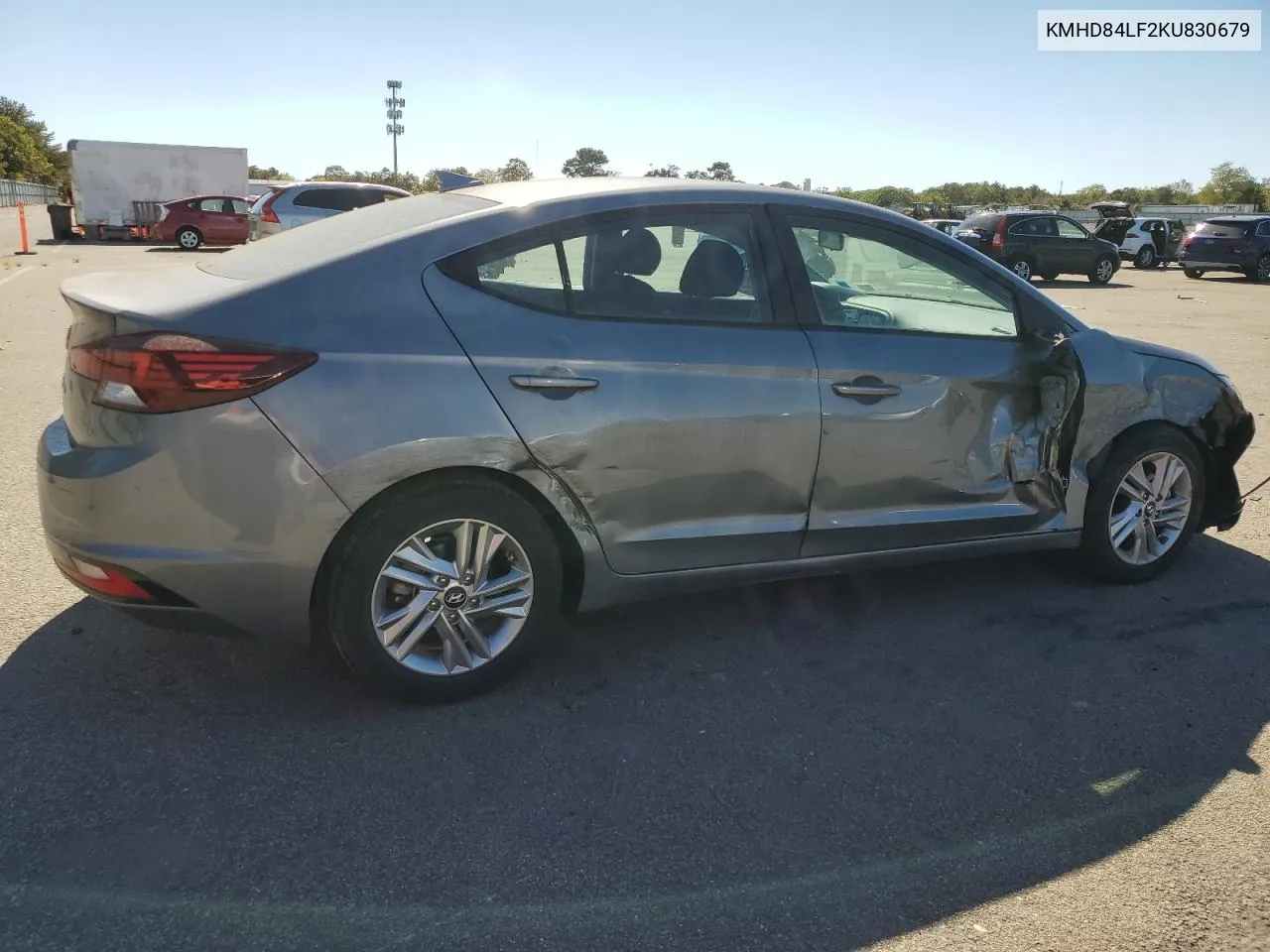 2019 Hyundai Elantra Sel VIN: KMHD84LF2KU830679 Lot: 74213884