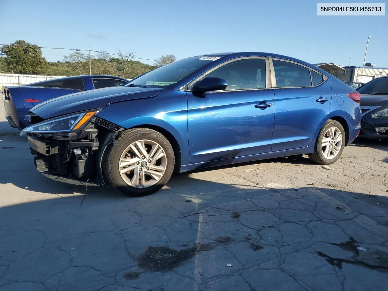 2019 Hyundai Elantra Sel VIN: 5NPD84LF5KH455613 Lot: 74253474