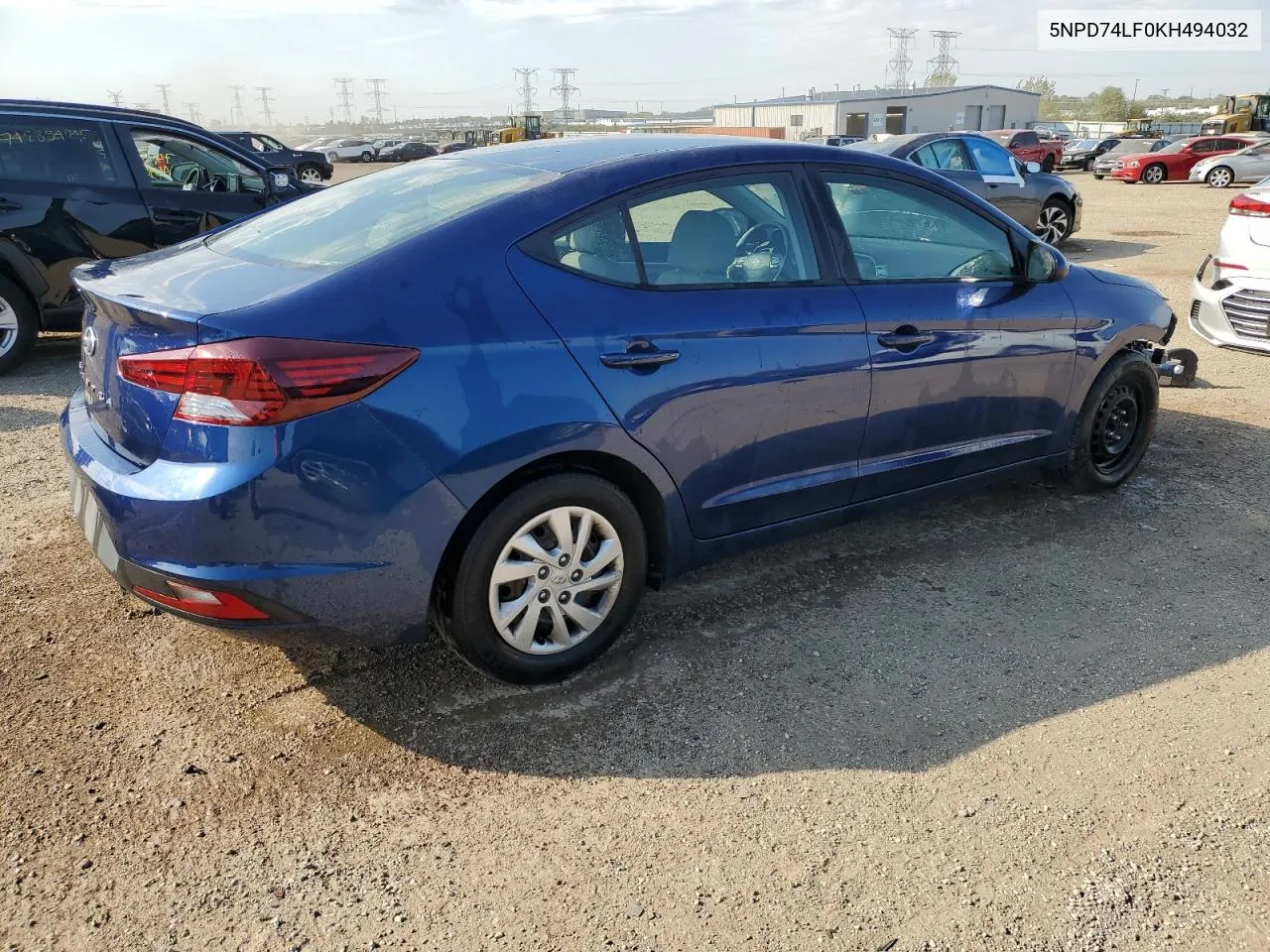 2019 Hyundai Elantra Se VIN: 5NPD74LF0KH494032 Lot: 74271484