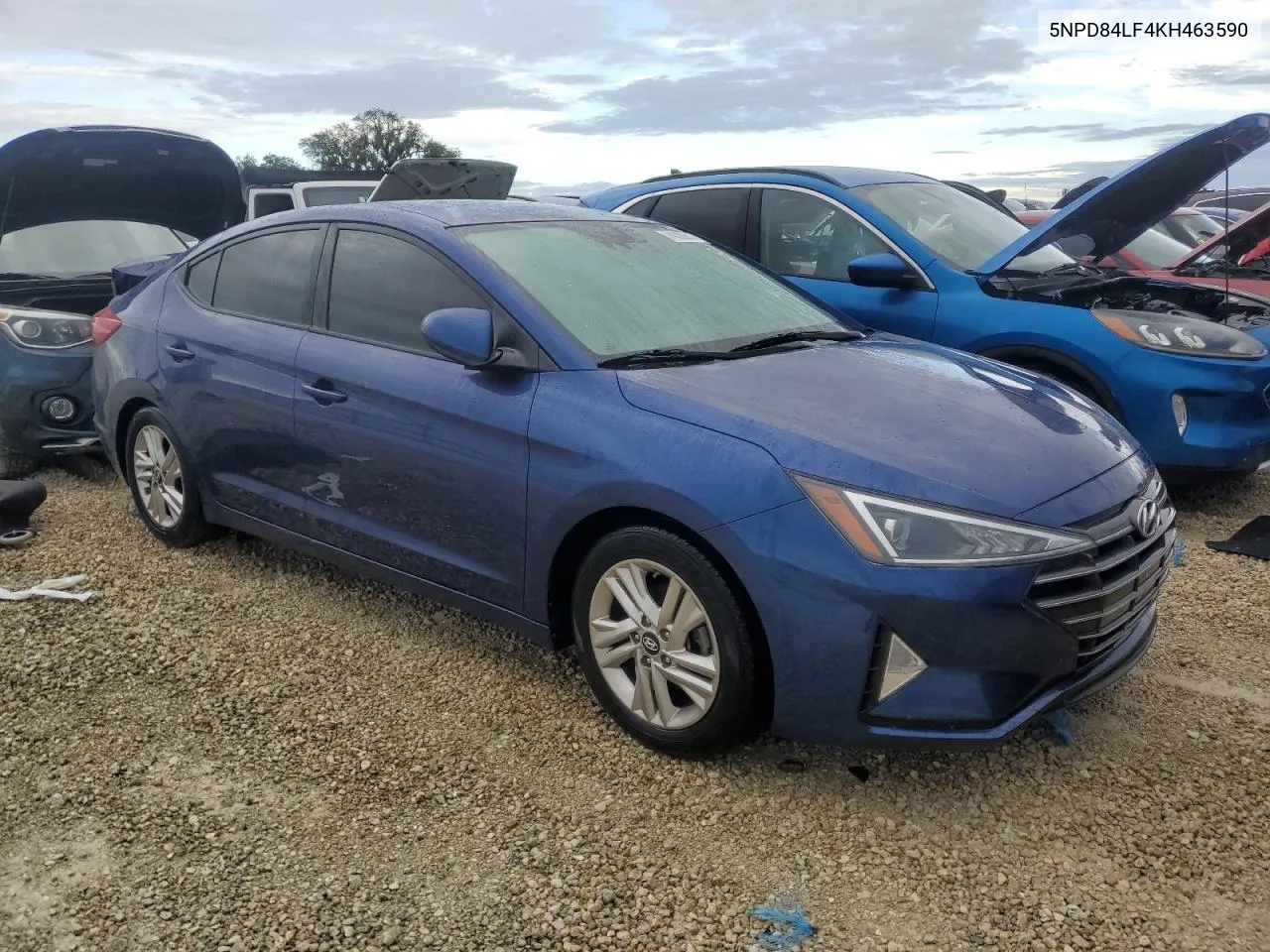 2019 Hyundai Elantra Sel VIN: 5NPD84LF4KH463590 Lot: 74300814