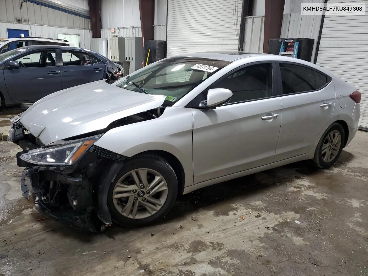 2019 Hyundai Elantra Sel VIN: KMHD84LF7KU849308 Lot: 74331294