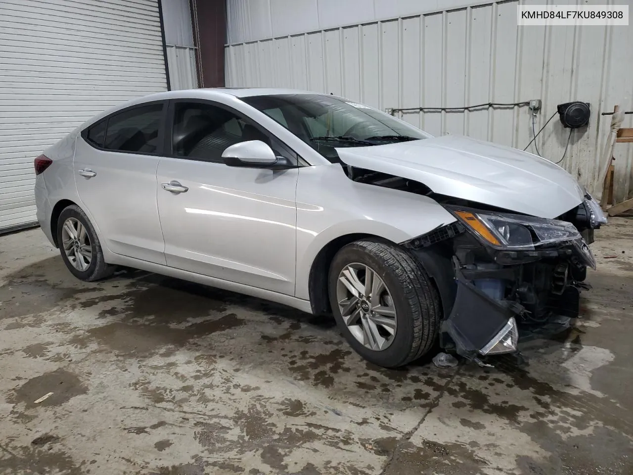 2019 Hyundai Elantra Sel VIN: KMHD84LF7KU849308 Lot: 74331294