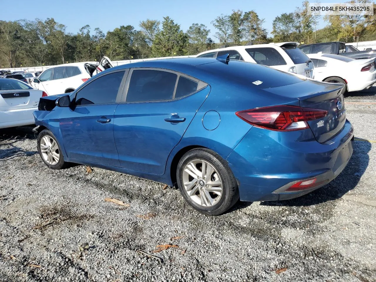 2019 Hyundai Elantra Sel VIN: 5NPD84LF5KH435295 Lot: 74424784