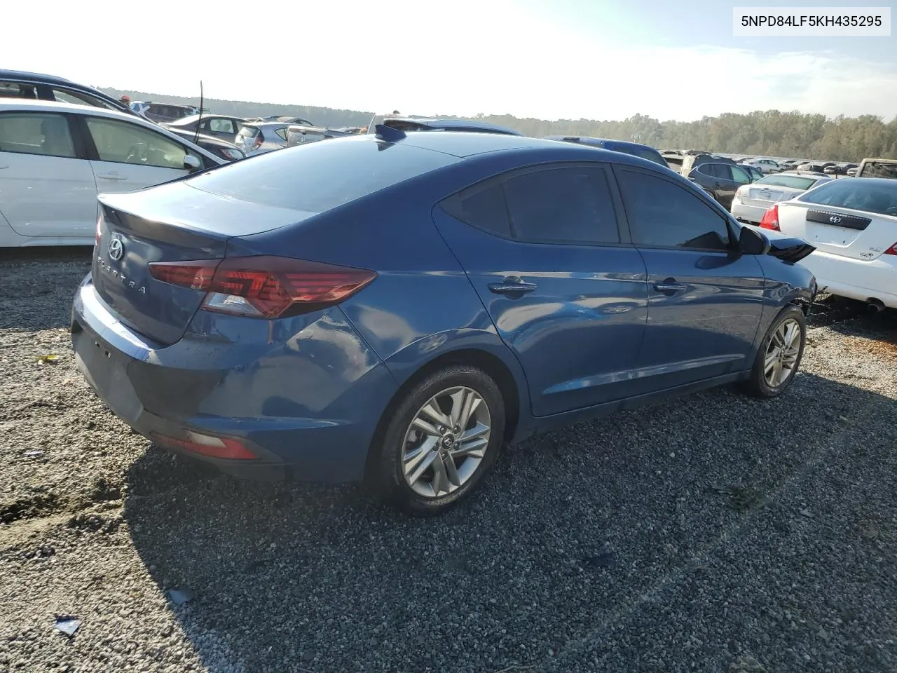 2019 Hyundai Elantra Sel VIN: 5NPD84LF5KH435295 Lot: 74424784