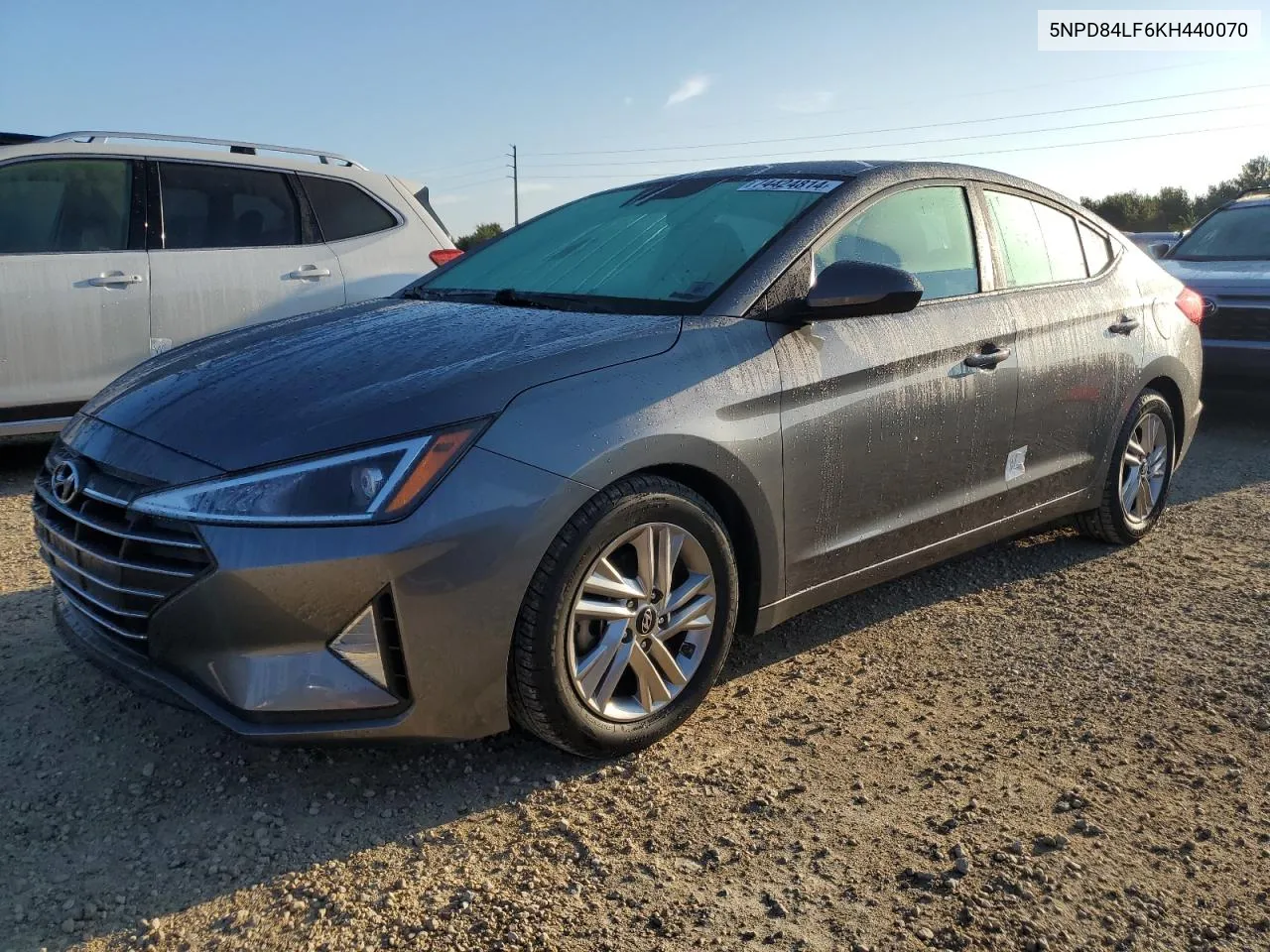 2019 Hyundai Elantra Sel VIN: 5NPD84LF6KH440070 Lot: 74424814