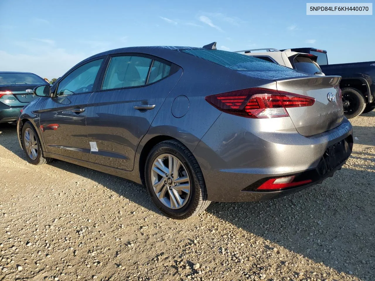 2019 Hyundai Elantra Sel VIN: 5NPD84LF6KH440070 Lot: 74424814