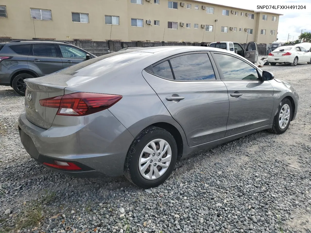 2019 Hyundai Elantra Se VIN: 5NPD74LFXKH491204 Lot: 74467024