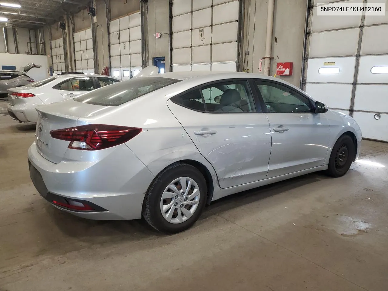 2019 Hyundai Elantra Se VIN: 5NPD74LF4KH482160 Lot: 74582544