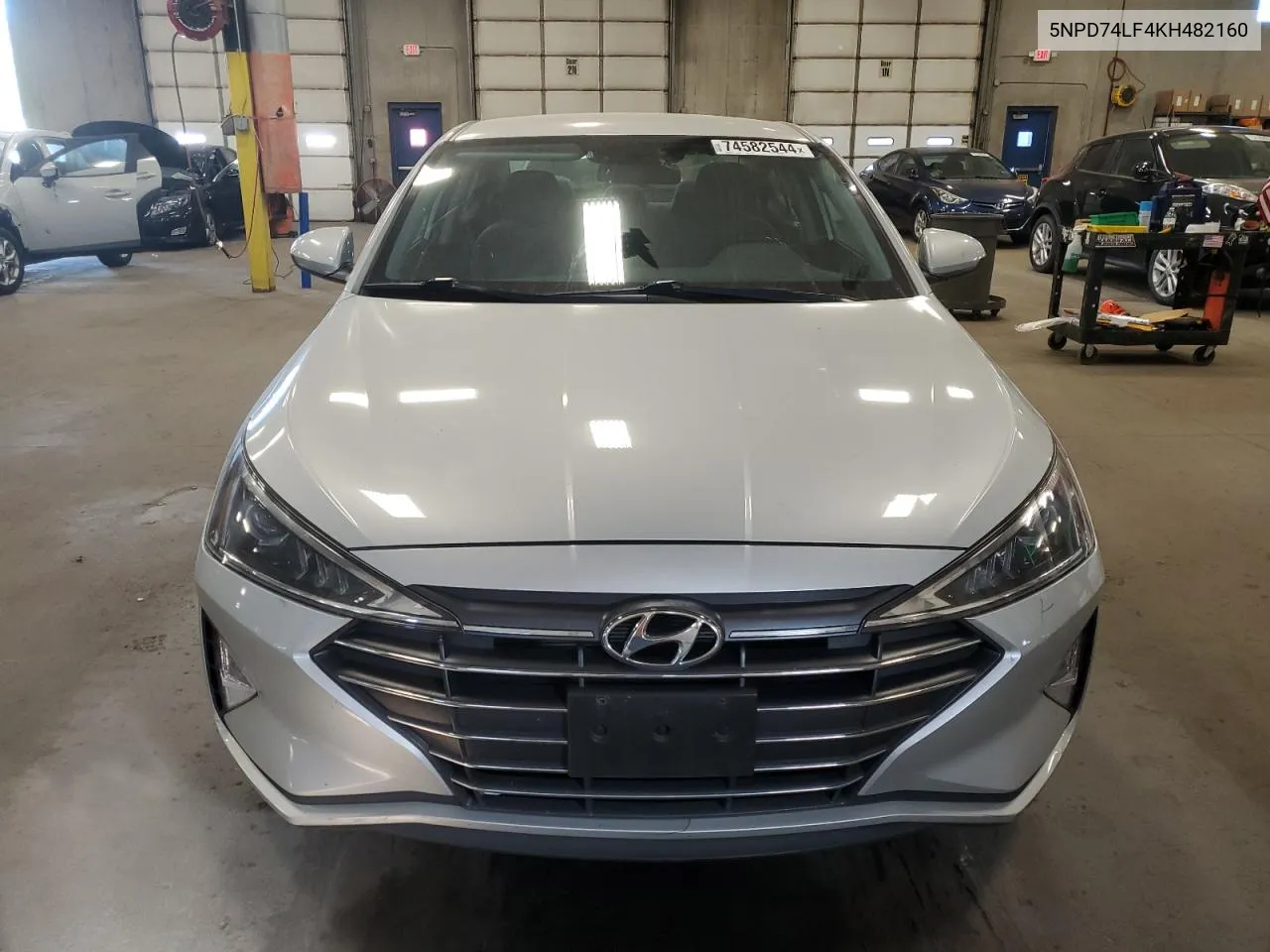 2019 Hyundai Elantra Se VIN: 5NPD74LF4KH482160 Lot: 74582544