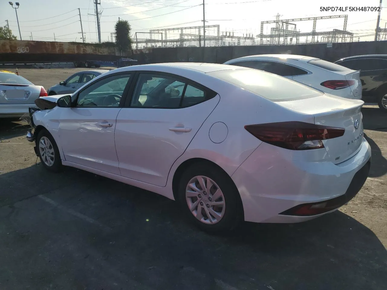 2019 Hyundai Elantra Se VIN: 5NPD74LF5KH487092 Lot: 74632734