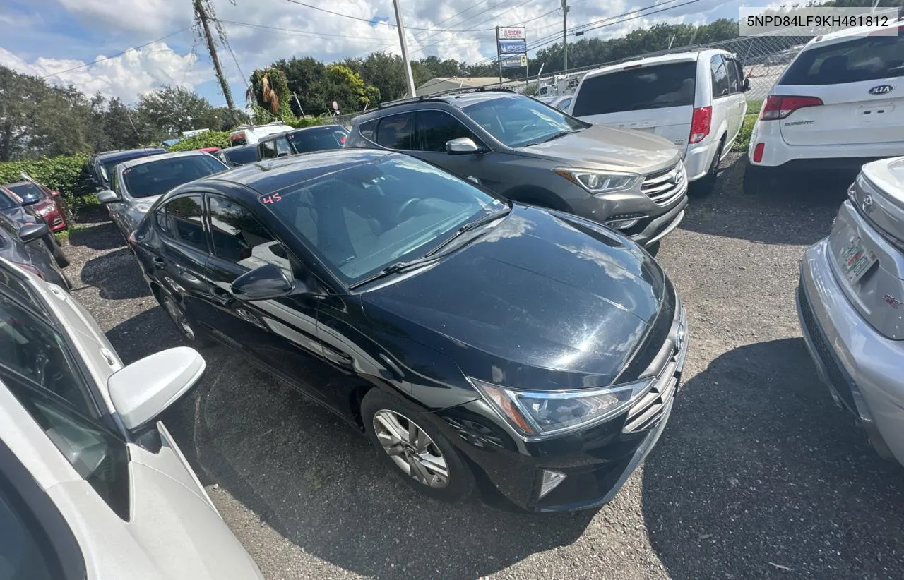 5NPD84LF9KH481812 2019 Hyundai Elantra Sel