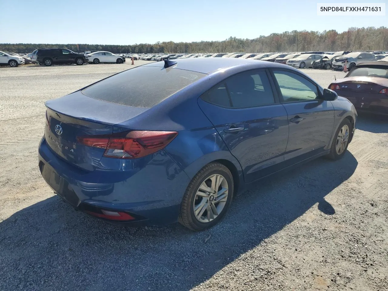 2019 Hyundai Elantra Sel VIN: 5NPD84LFXKH471631 Lot: 74797764