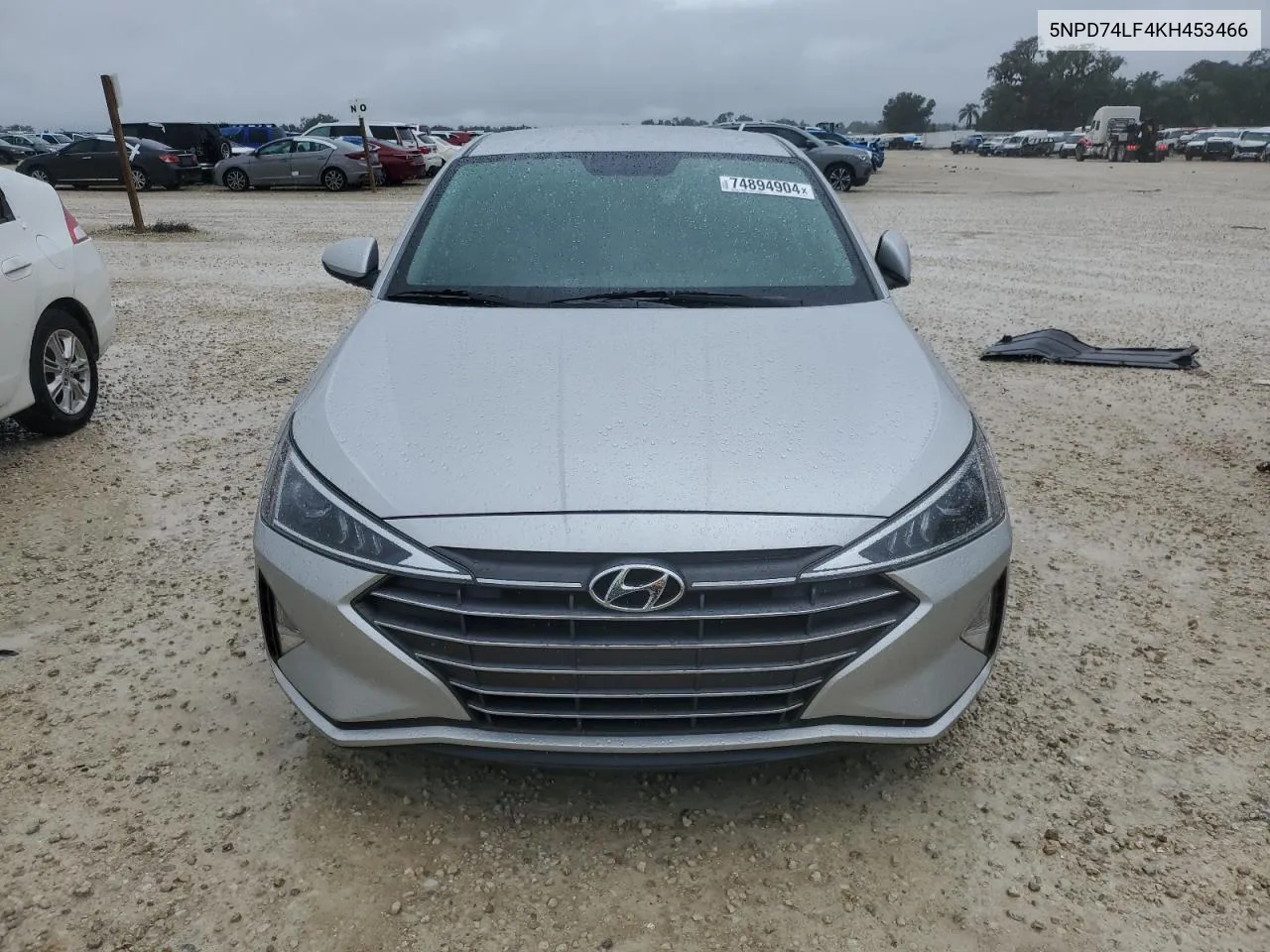 2019 Hyundai Elantra Se VIN: 5NPD74LF4KH453466 Lot: 74894904