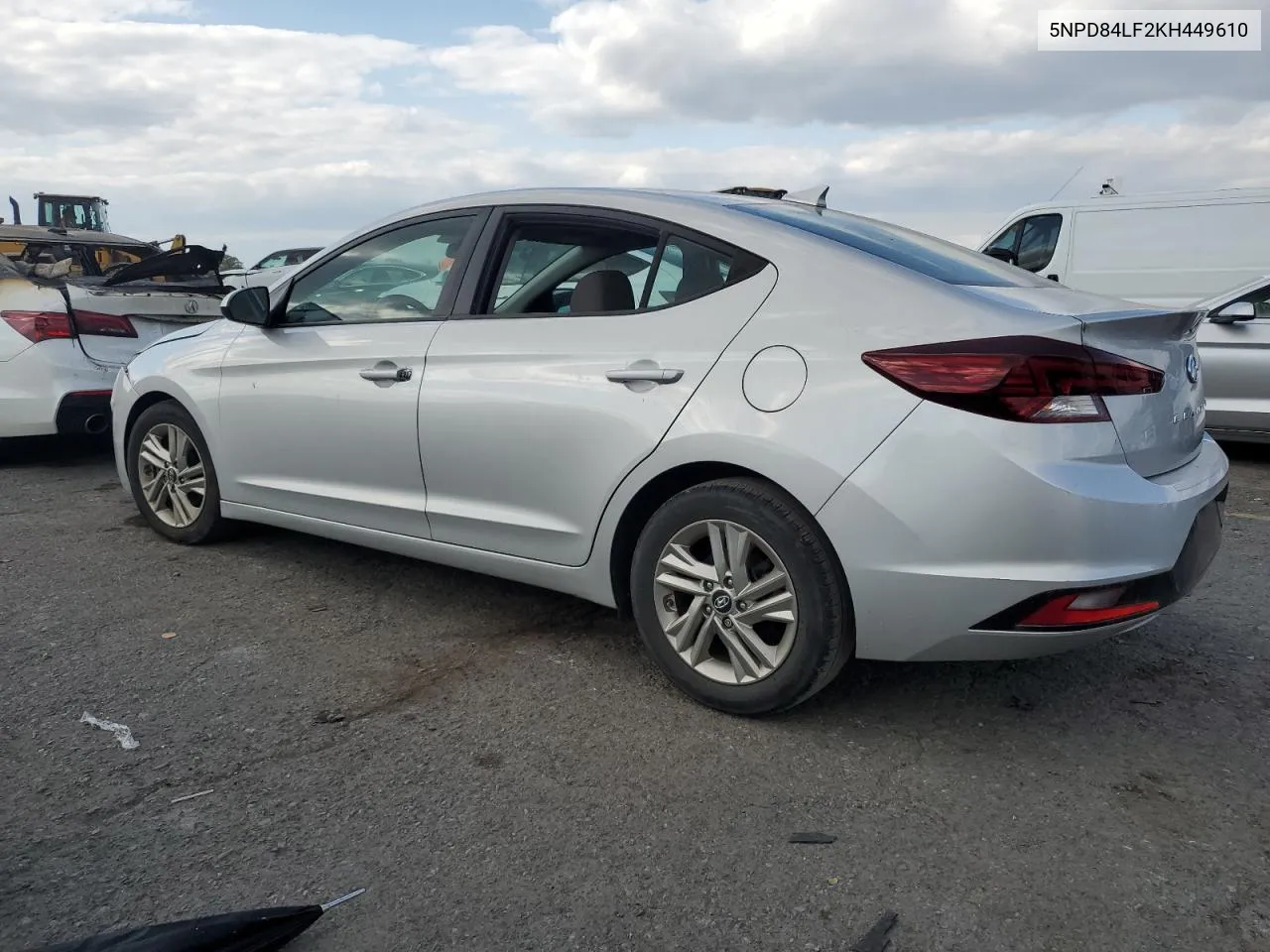 2019 Hyundai Elantra Sel VIN: 5NPD84LF2KH449610 Lot: 74952554