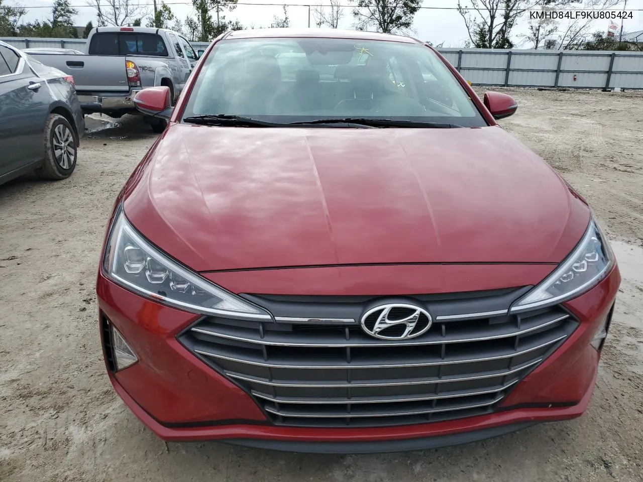 2019 Hyundai Elantra Sel VIN: KMHD84LF9KU805424 Lot: 75001684