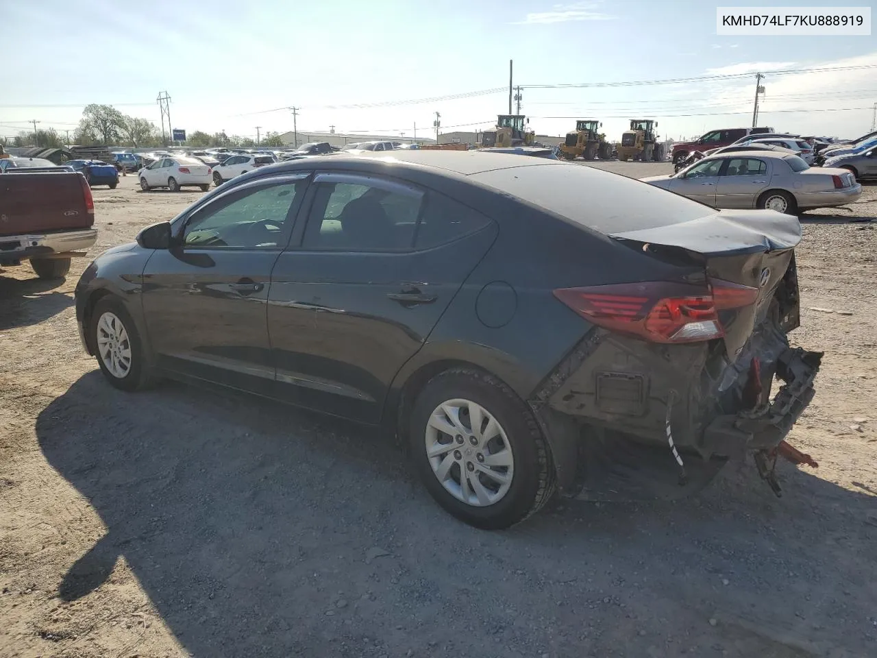 2019 Hyundai Elantra Se VIN: KMHD74LF7KU888919 Lot: 75006394