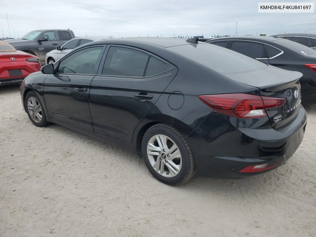 2019 Hyundai Elantra Sel VIN: KMHD84LF4KU841697 Lot: 75011344