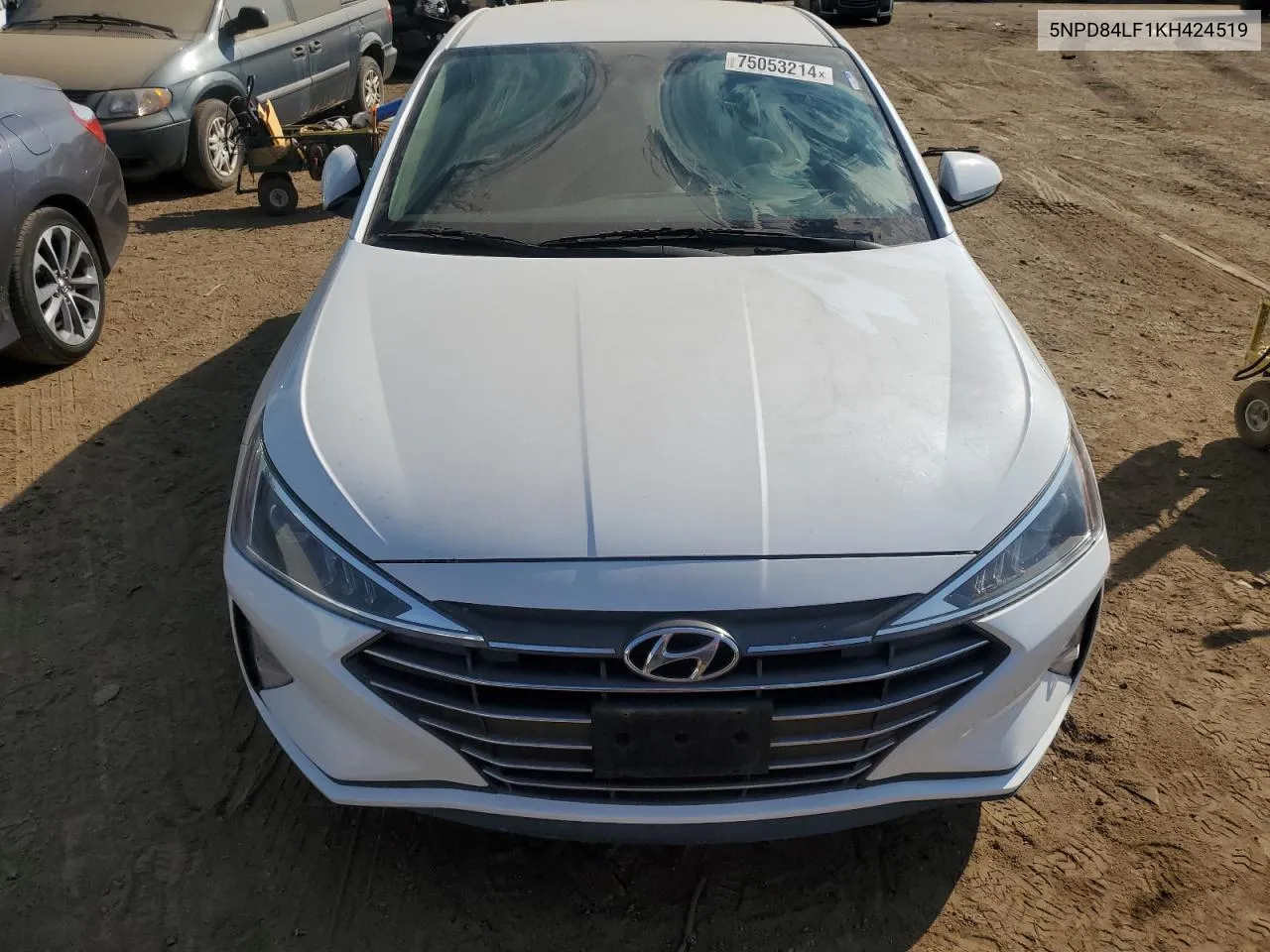 2019 Hyundai Elantra Sel VIN: 5NPD84LF1KH424519 Lot: 75053214