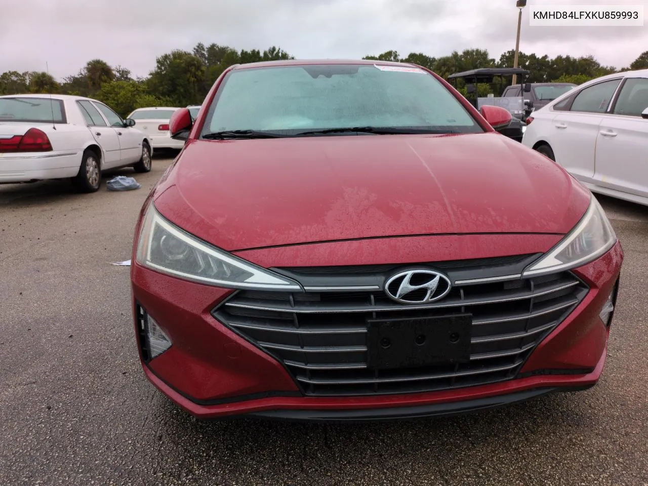 2019 Hyundai Elantra Sel VIN: KMHD84LFXKU859993 Lot: 75066494