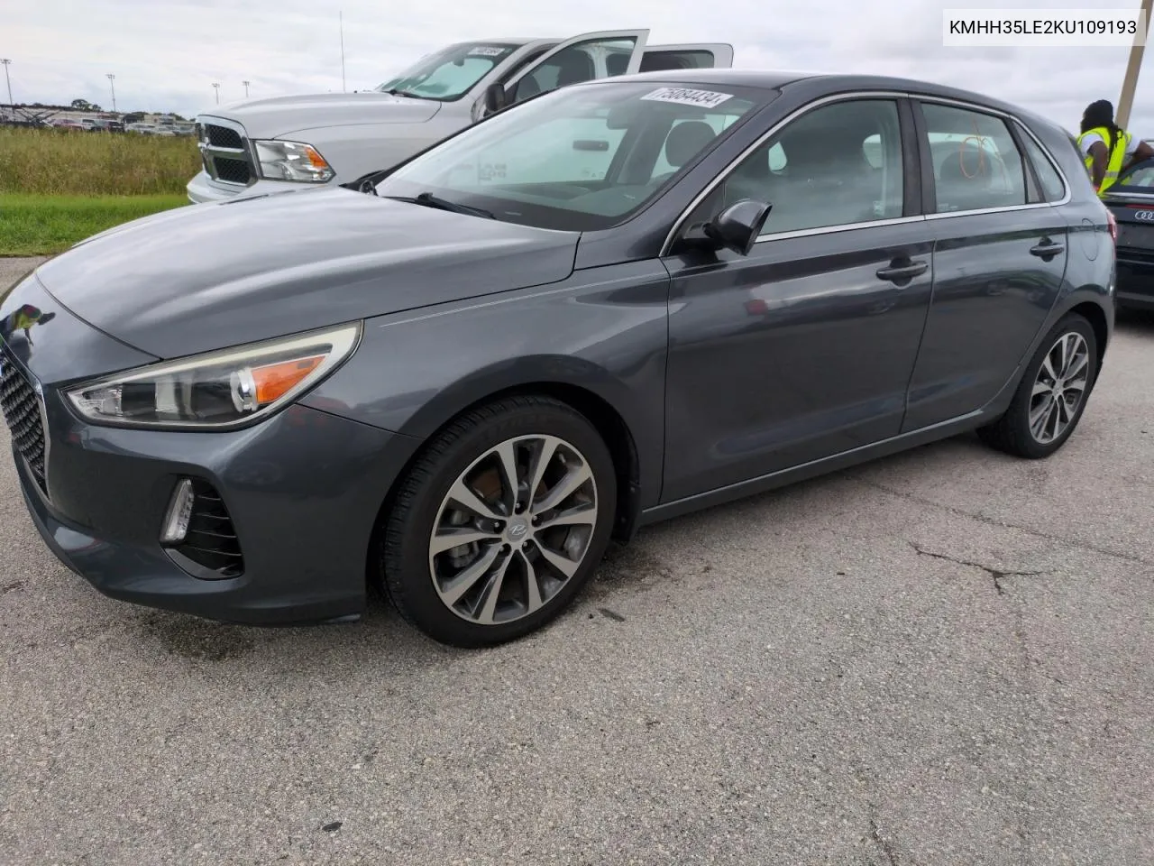 2019 Hyundai Elantra Gt VIN: KMHH35LE2KU109193 Lot: 75084434