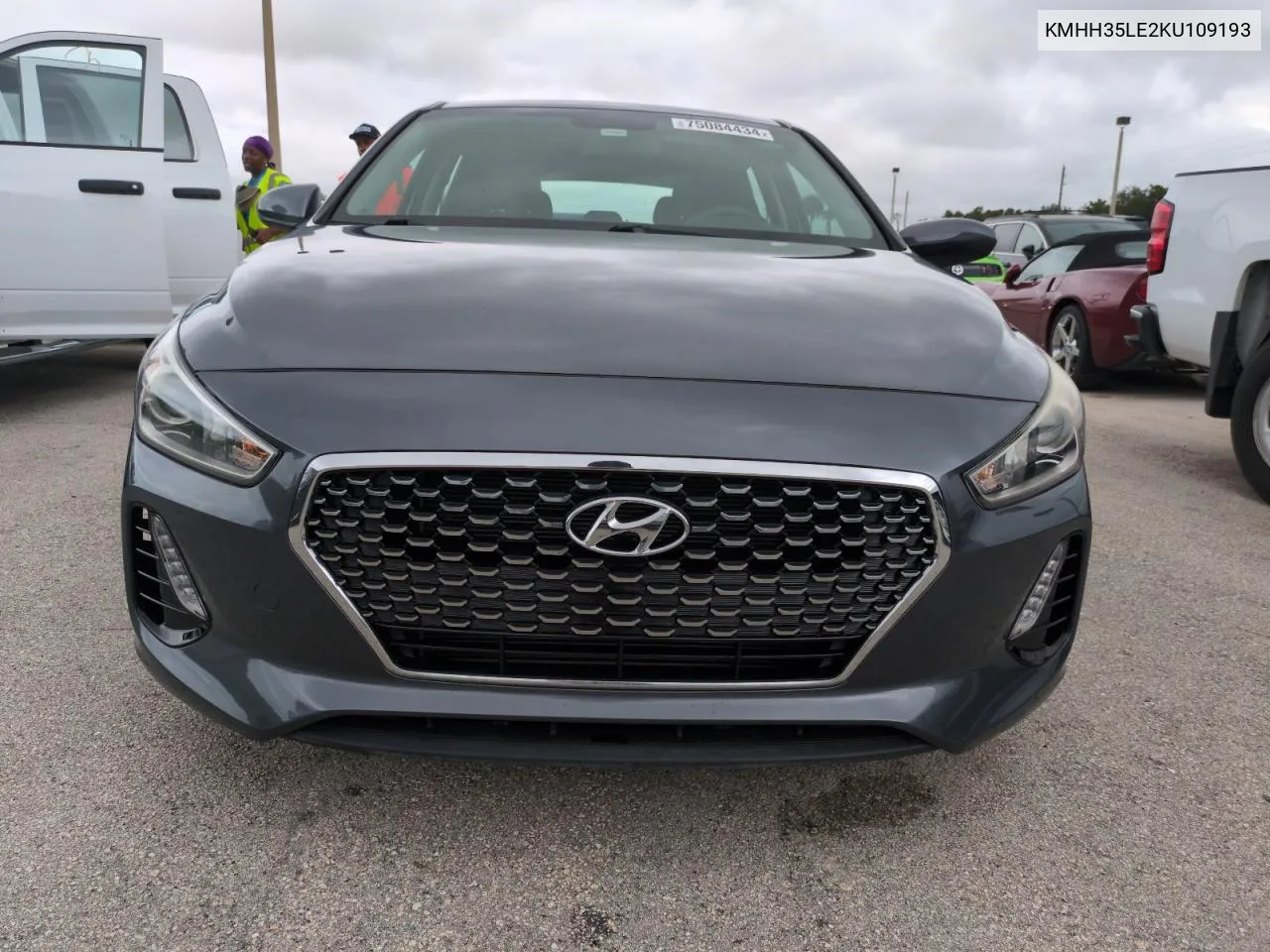 2019 Hyundai Elantra Gt VIN: KMHH35LE2KU109193 Lot: 75084434