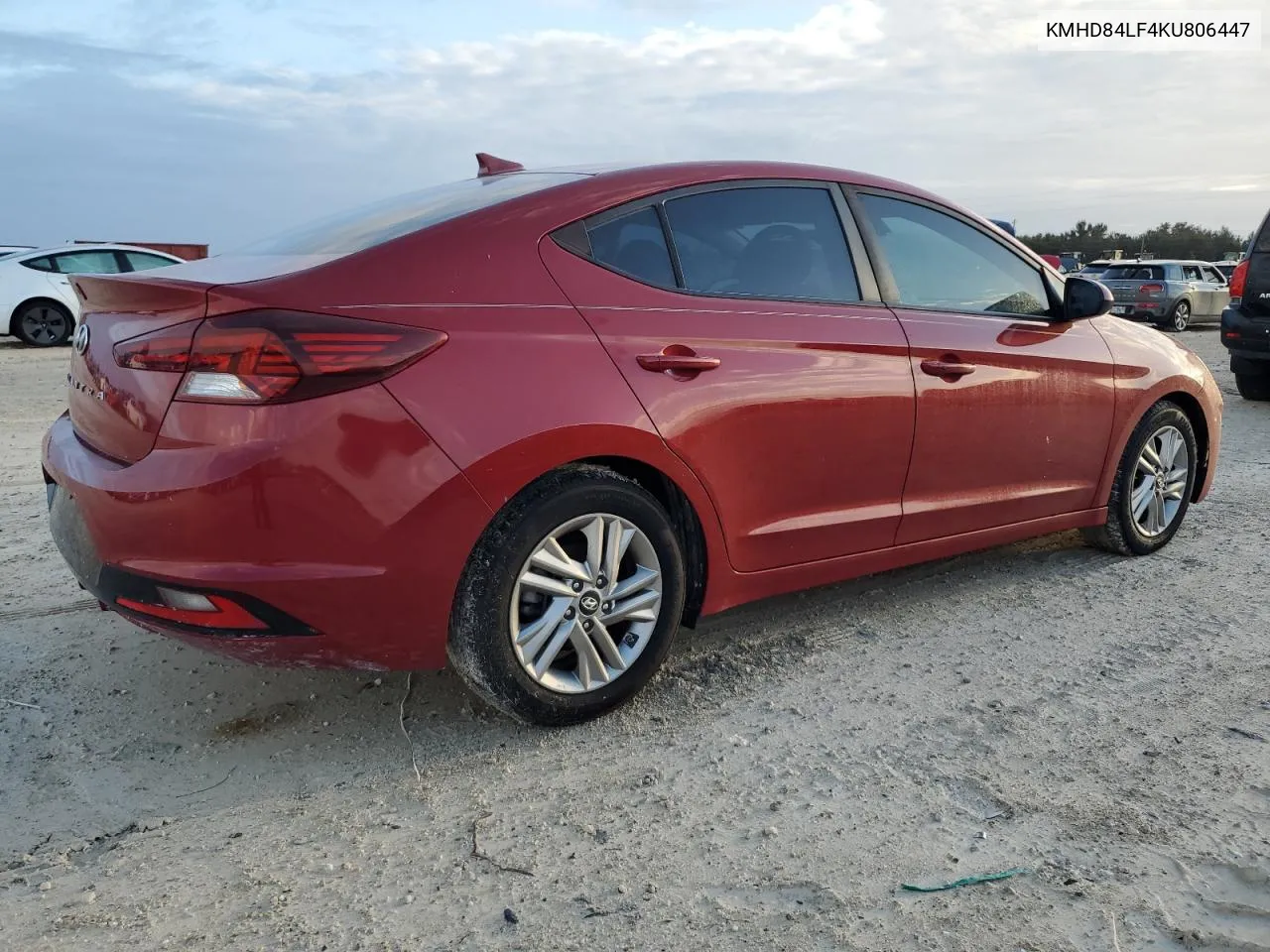 2019 Hyundai Elantra Sel VIN: KMHD84LF4KU806447 Lot: 75102964