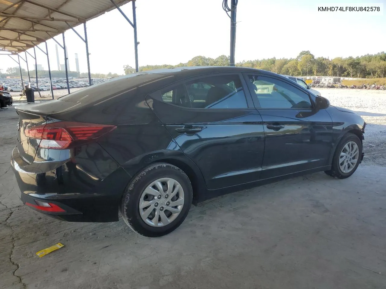 2019 Hyundai Elantra Se VIN: KMHD74LF8KU842578 Lot: 75156214