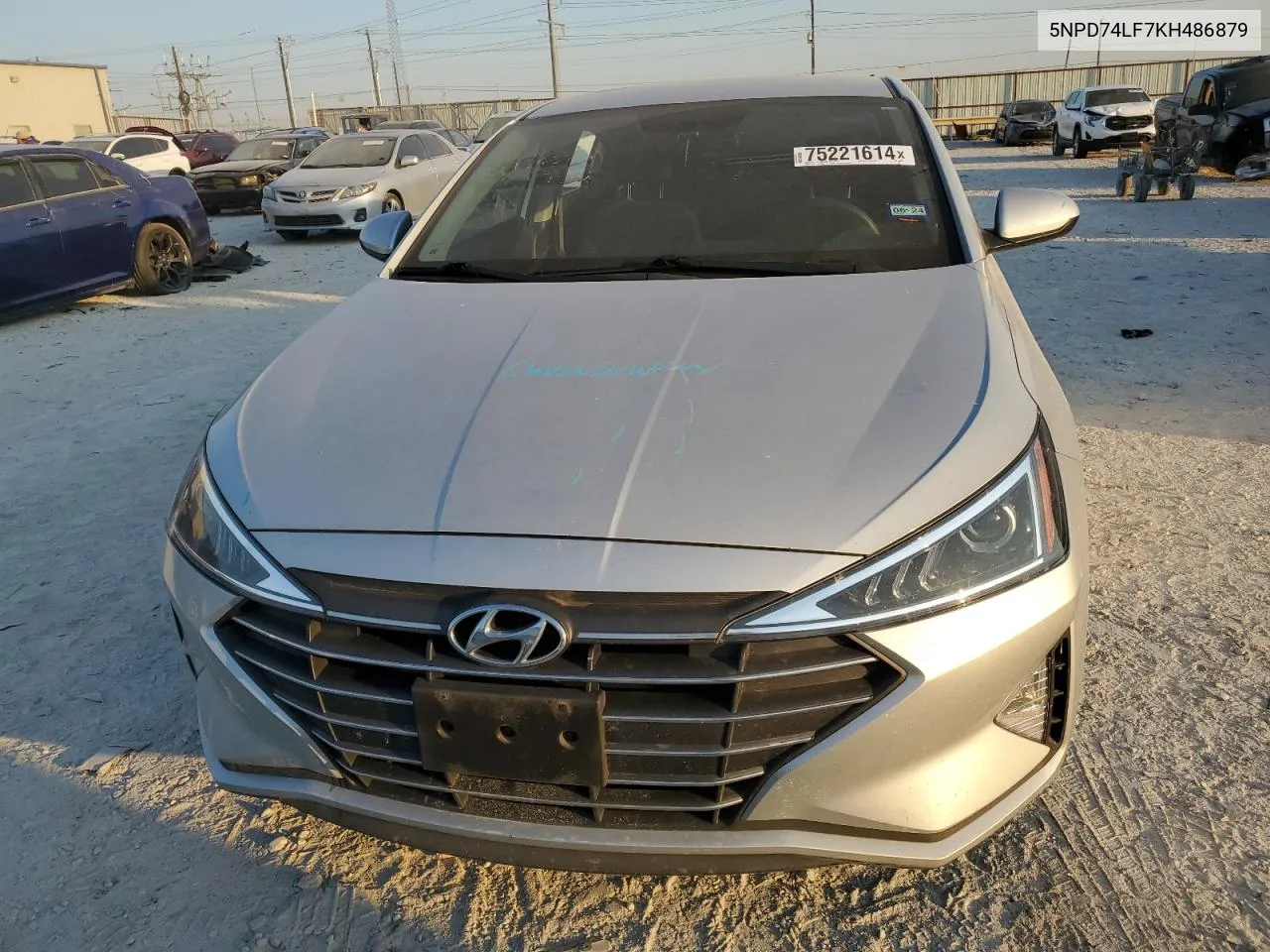 2019 Hyundai Elantra Se VIN: 5NPD74LF7KH486879 Lot: 75221614