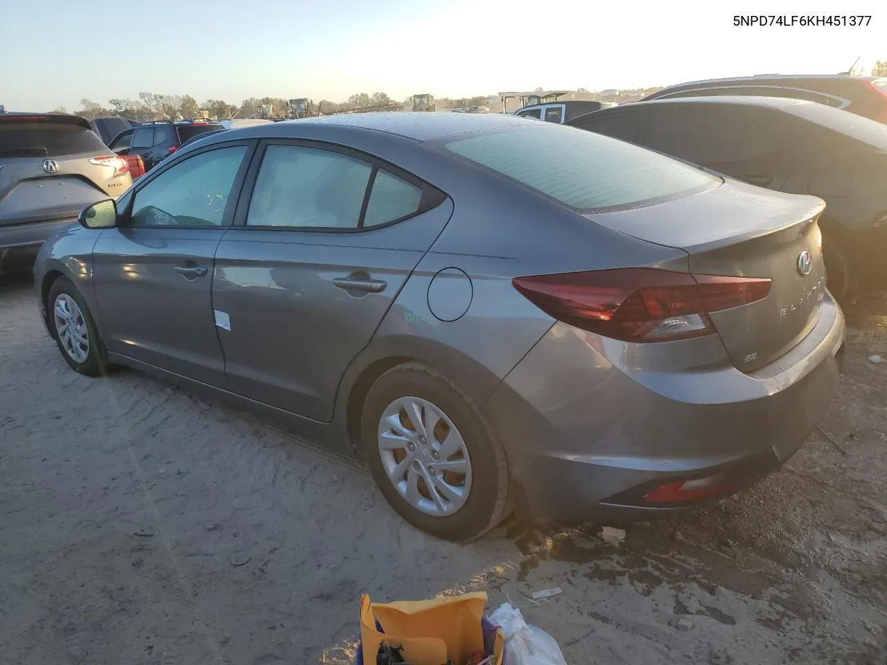 2019 Hyundai Elantra Se VIN: 5NPD74LF6KH451377 Lot: 75260064