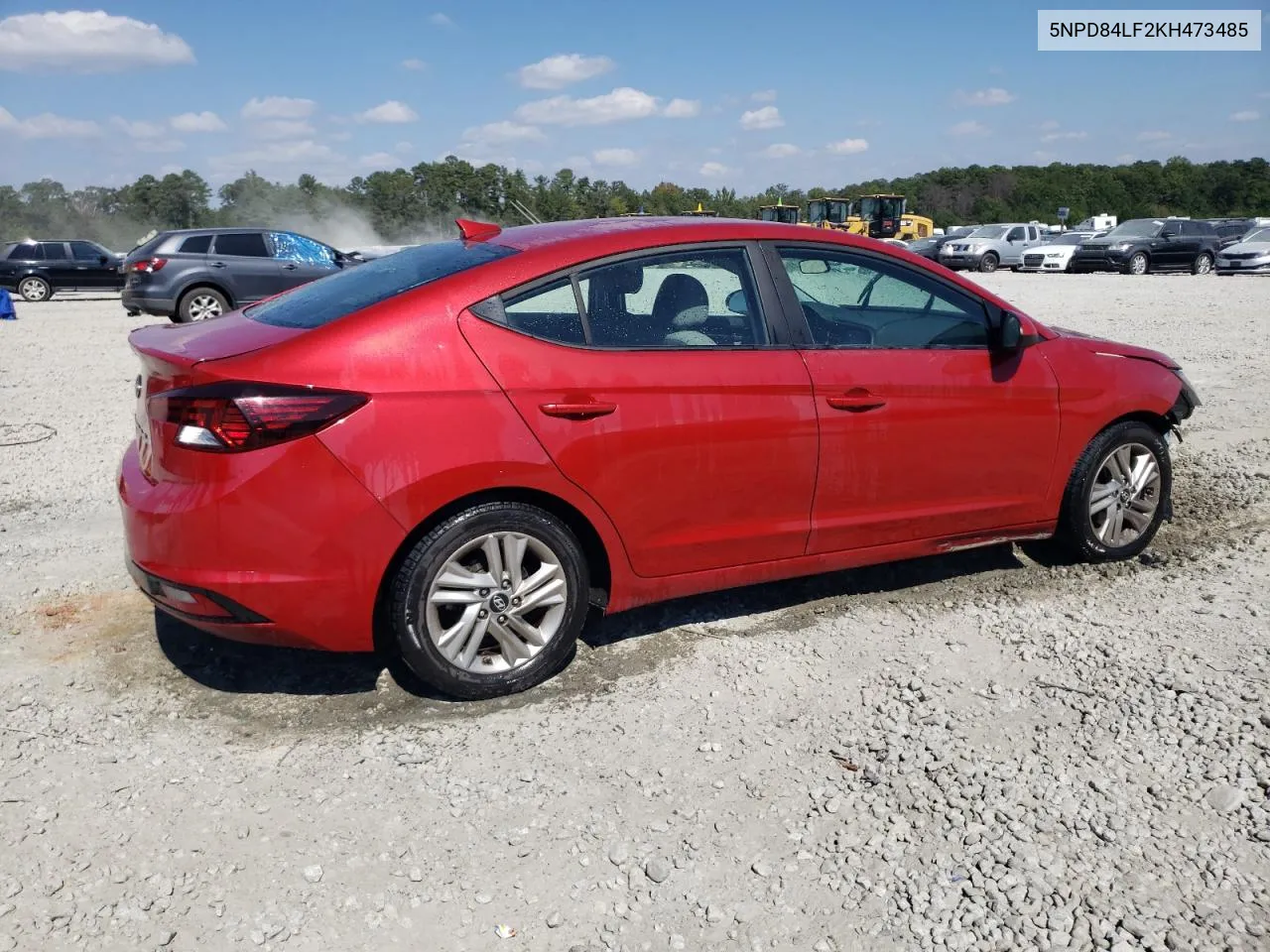 2019 Hyundai Elantra Sel VIN: 5NPD84LF2KH473485 Lot: 75277754