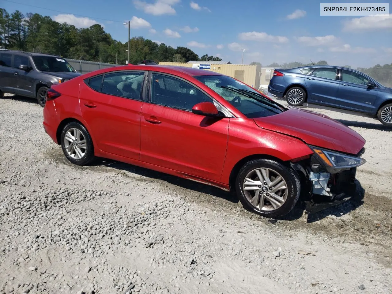 2019 Hyundai Elantra Sel VIN: 5NPD84LF2KH473485 Lot: 75277754