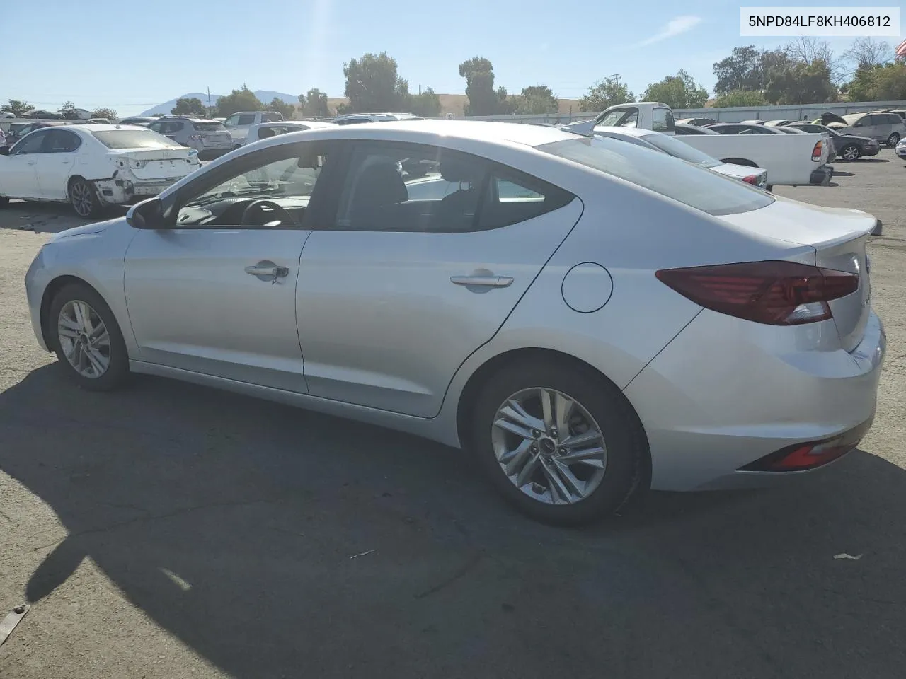 2019 Hyundai Elantra Sel VIN: 5NPD84LF8KH406812 Lot: 75292804