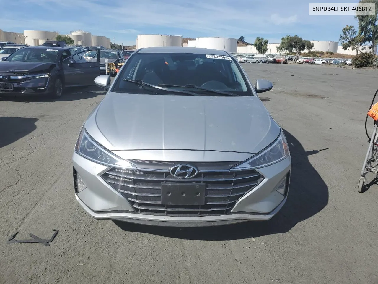 2019 Hyundai Elantra Sel VIN: 5NPD84LF8KH406812 Lot: 75292804