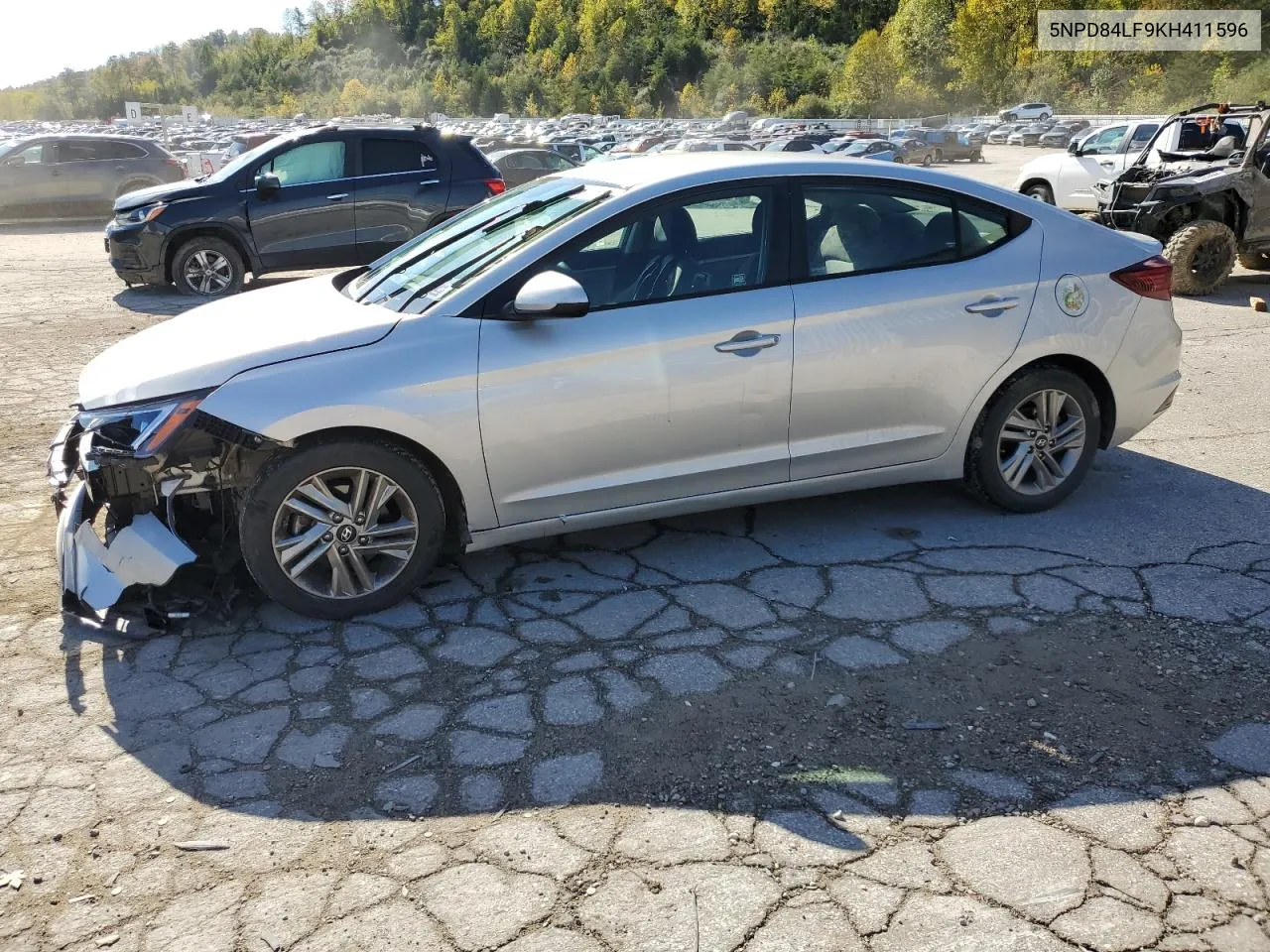 2019 Hyundai Elantra Sel VIN: 5NPD84LF9KH411596 Lot: 75314524