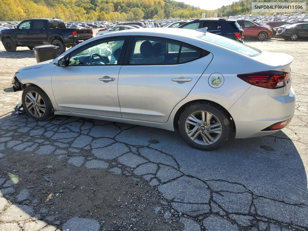 2019 Hyundai Elantra Sel VIN: 5NPD84LF9KH411596 Lot: 75314524