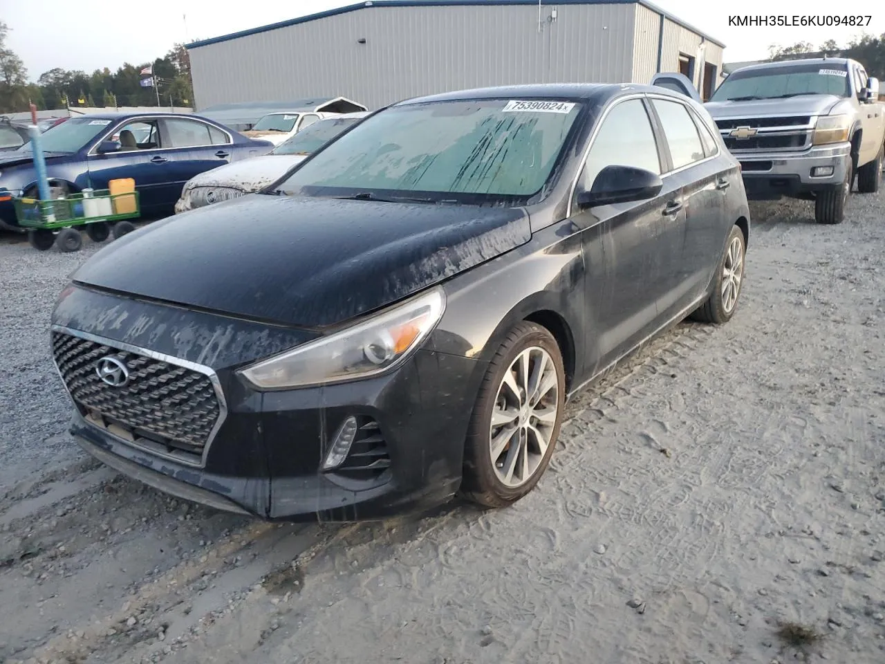 2019 Hyundai Elantra Gt VIN: KMHH35LE6KU094827 Lot: 75390824