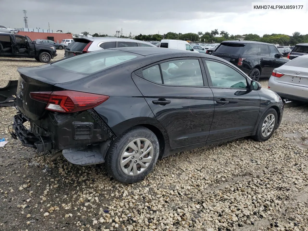 2019 Hyundai Elantra Se VIN: KMHD74LF9KU859177 Lot: 75422534