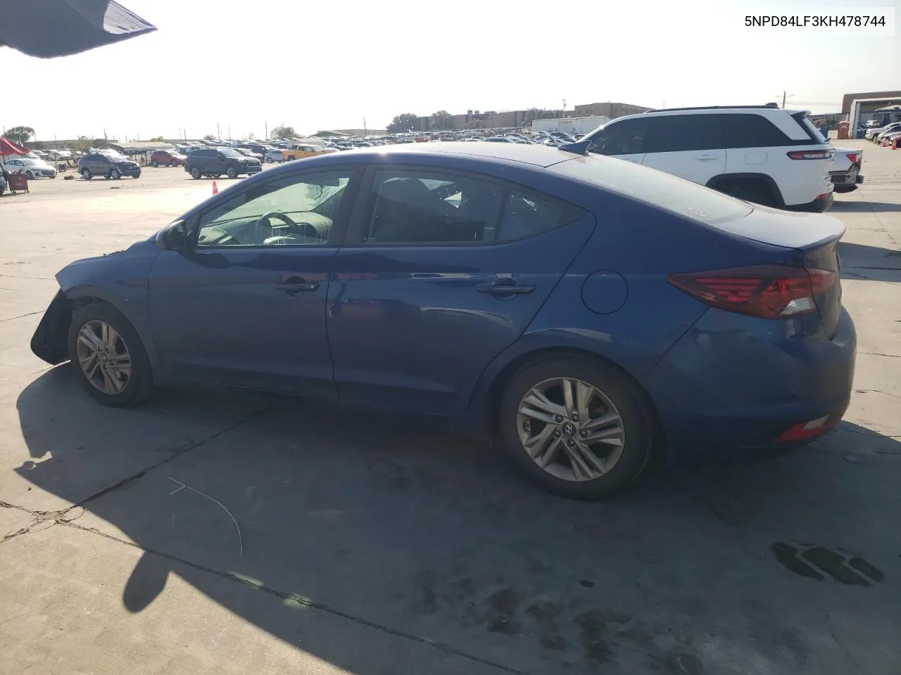 2019 Hyundai Elantra Sel VIN: 5NPD84LF3KH478744 Lot: 75451404