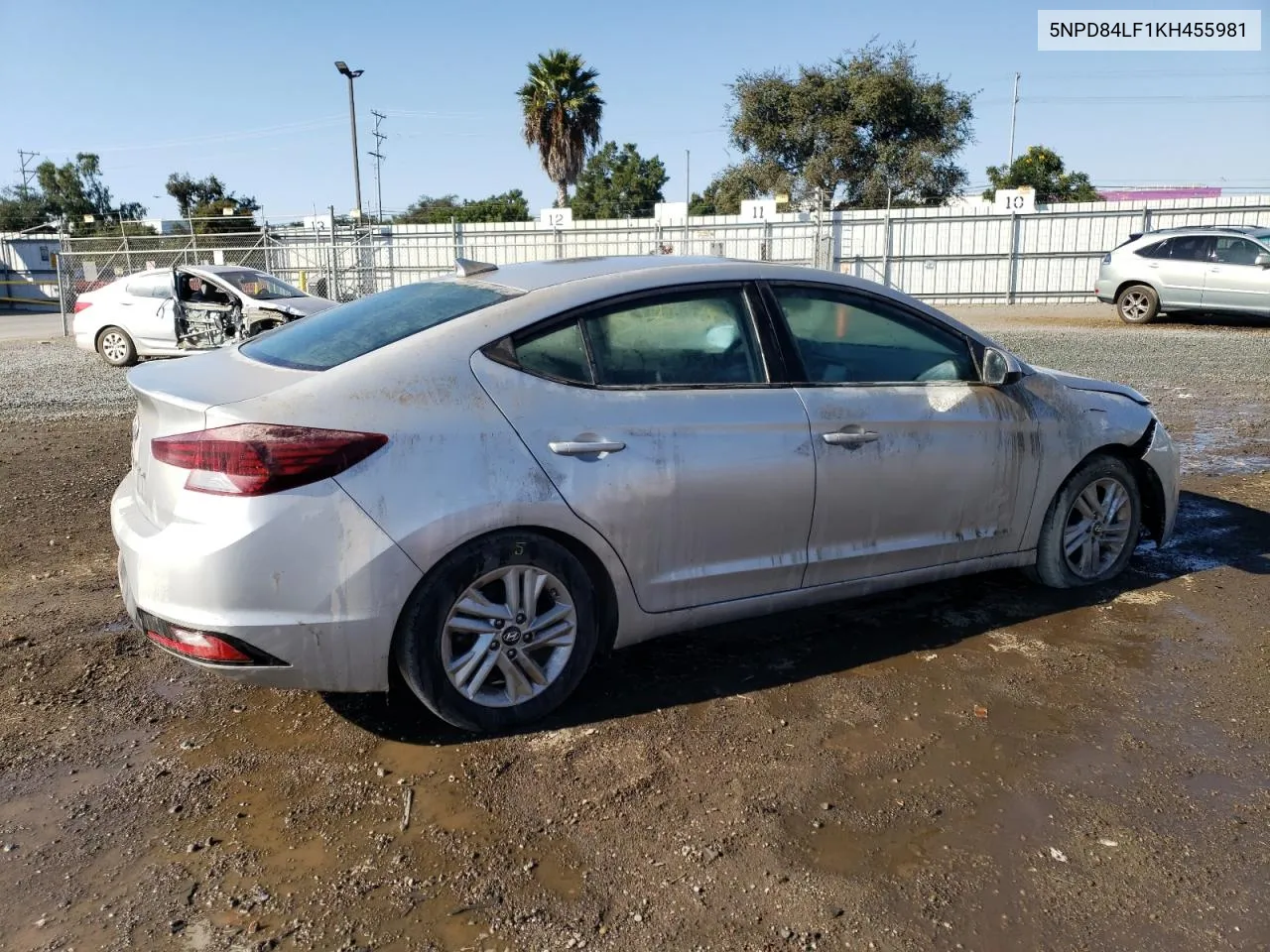 2019 Hyundai Elantra Sel VIN: 5NPD84LF1KH455981 Lot: 75657114