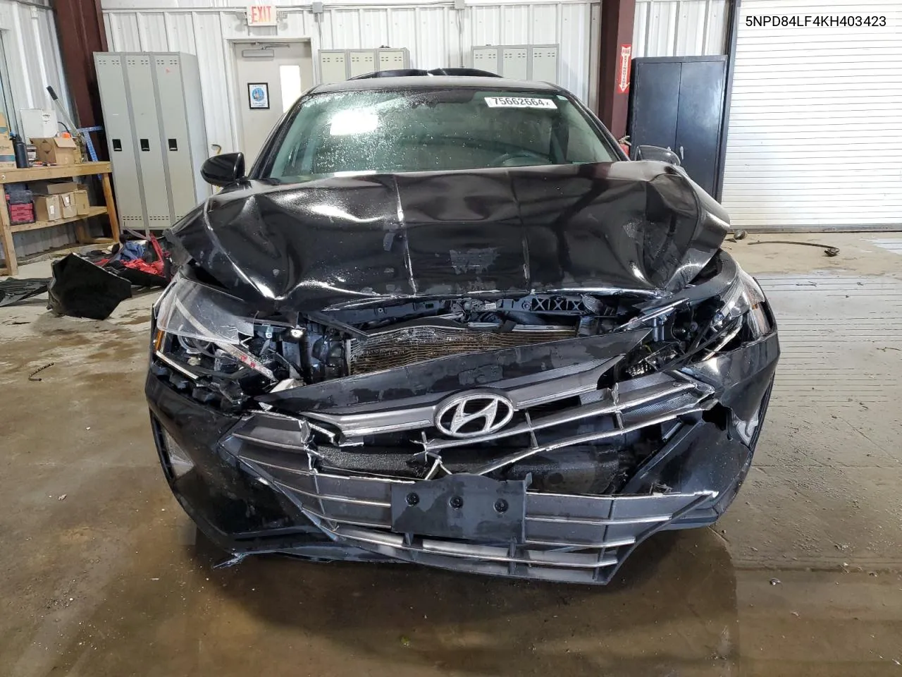 2019 Hyundai Elantra Sel VIN: 5NPD84LF4KH403423 Lot: 75662664