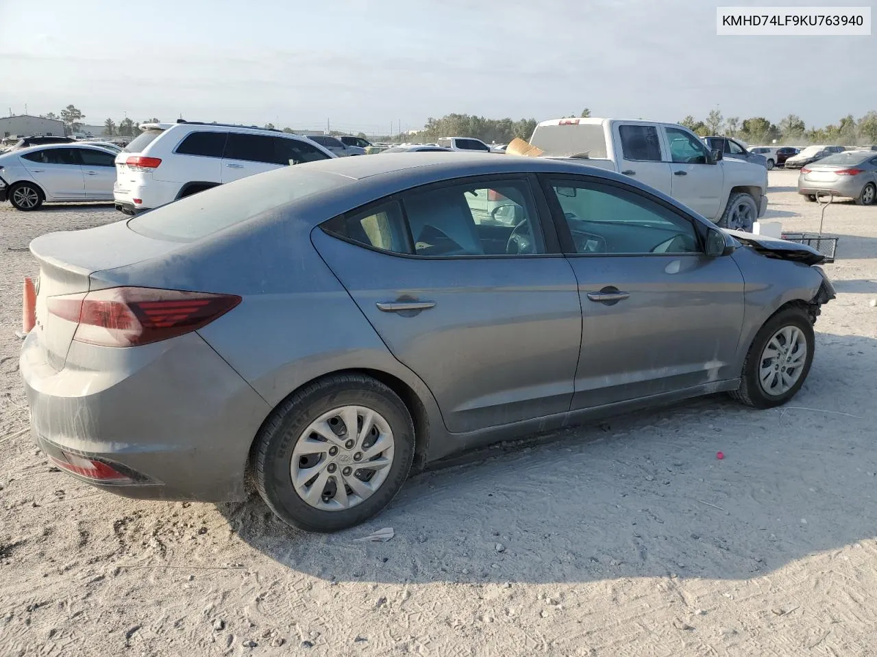 2019 Hyundai Elantra Se VIN: KMHD74LF9KU763940 Lot: 75667914